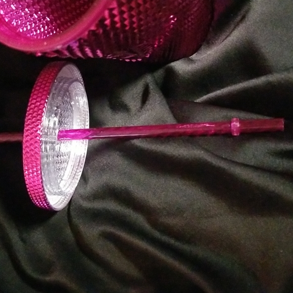 Starbucks Kitchen Starbucks Tumbler With Straw 6 Oz Bright Pink